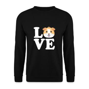 Cobaye - Sweat-shirt Unisexe - noir - Devant - Alina (178cm) & Michal (187cm)