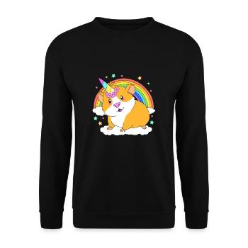 Cobaye - Sweat-shirt Unisexe - noir - Devant - Alina (178cm) & Michal (187cm)
