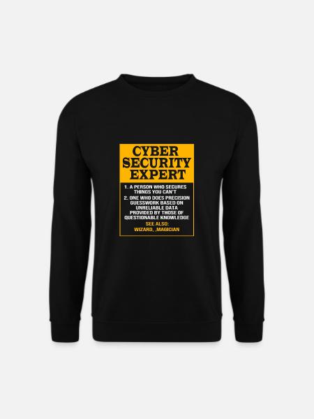 Cybersecurity Cyber Programmer Hacker - Unisex Sweatshirt - black