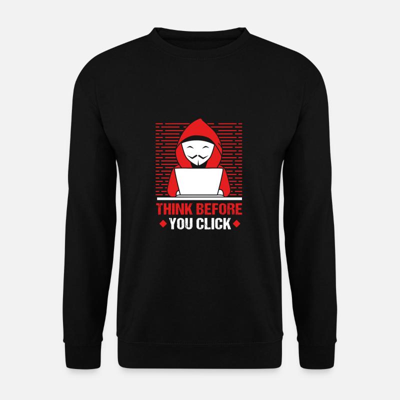 Cybersecurity Cyber Programmer Hacker - Unisex Sweatshirt - black