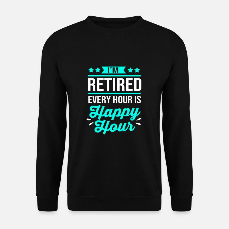 Retirement Pensioner Pensioner - Unisex Sweatshirt - black