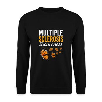 Sclérose en plaques SEP - Sweat-shirt Unisexe - noir - Devant - Alina (178cm) & Michal (187cm)