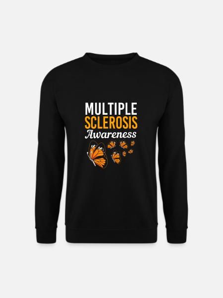 Multiple Sclerosis MS - Unisex Sweatshirt - black