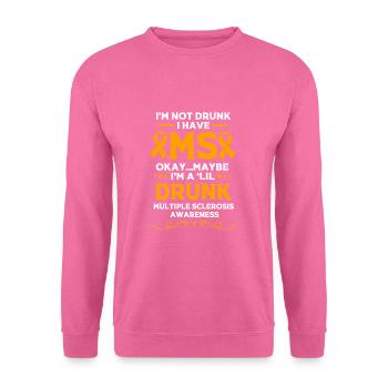 Sclérose en plaques SEP - Sweat-shirt Unisexe - rose - Devant