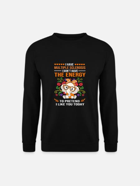 Multiple Sclerosis MS - Unisex Sweatshirt - black