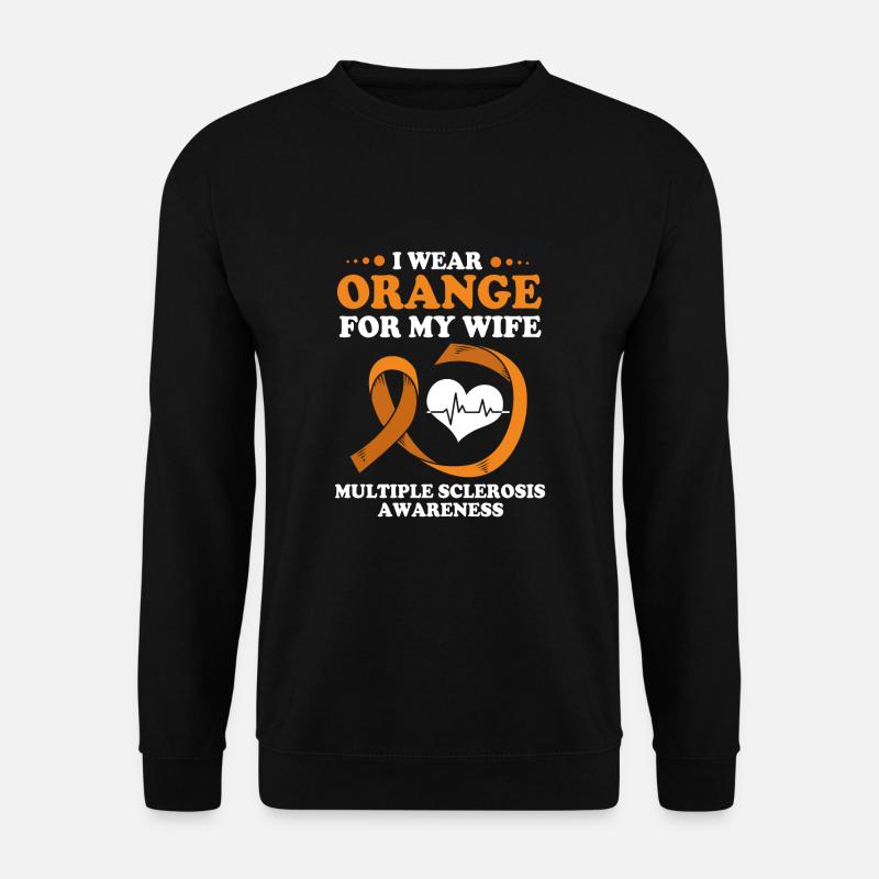 Multiple Sclerosis MS - Unisex Sweatshirt - black