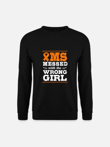 Multiple Sclerosis MS - Unisex Sweatshirt - black