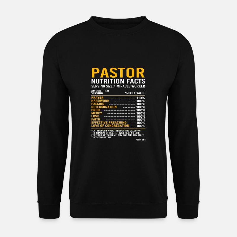 Pastor - Unisex Sweatshirt - black