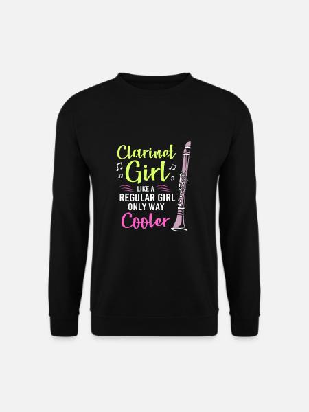 Clarinet - Unisex Sweatshirt - black