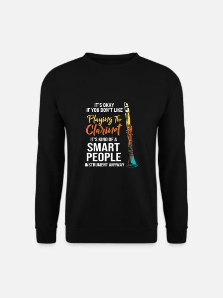 Clarinet - Unisex Sweatshirt - black