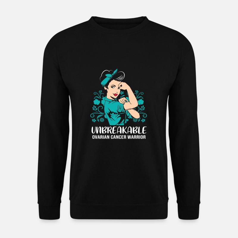 Eierstockkrebs Krebs-Überlebender Krebs - Unisex Pullover - Schwarz