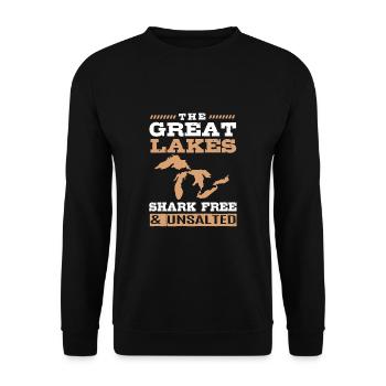 Great Lakes - Unisex Pullover - Schwarz - Vorne - Alina (178cm) & Michal (187cm)
