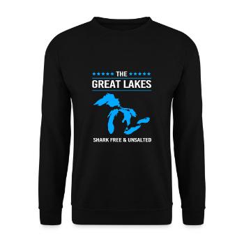 Great Lakes - Unisex Pullover - Schwarz - Vorne - Alina (178cm) & Michal (187cm)