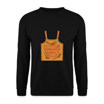 Farmer Farmer Farmer's Wife Farm - Unisex Sweatshirt - black - Front - Alina (178cm) & Michal (187cm)