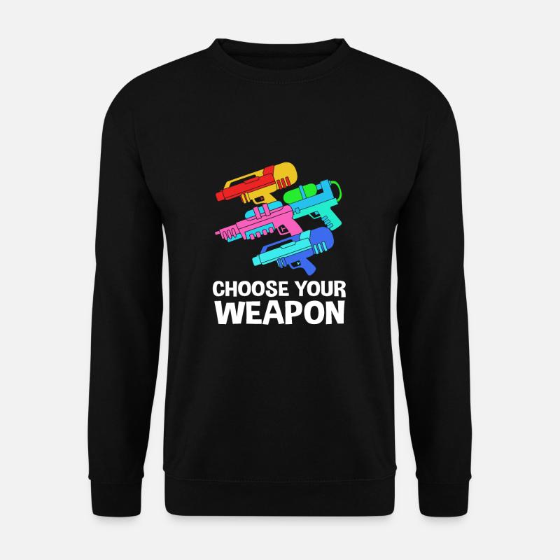 Water pistol - Unisex Sweatshirt - black