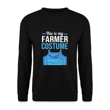 Farmer Farmer Farmer's Wife Farm - Unisex Sweatshirt - black - Front - Alina (178cm) & Michal (187cm)