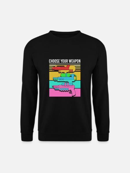 Water pistol - Unisex Sweatshirt - black