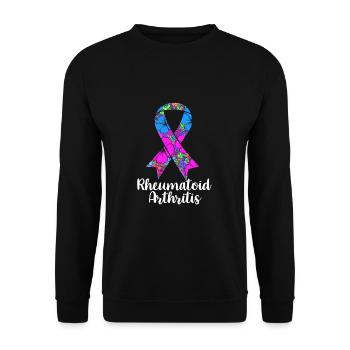 Rheumatism Arthritis - Unisex Sweatshirt - black - Front - Alina (178cm) & Michal (187cm)