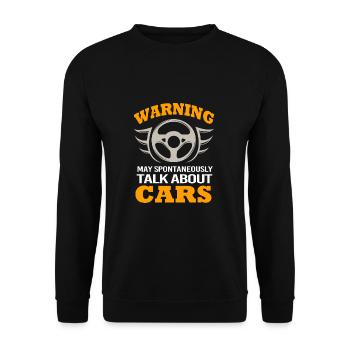 Autofahrer - Unisex Pullover - Schwarz - Vorne - Alina (178cm) & Michal (187cm)