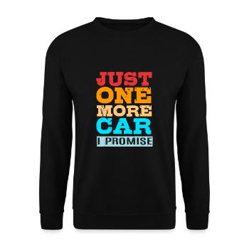 Autofahrer - Unisex Pullover - Schwarz - Vorne - Alina (178cm) & Michal (187cm)