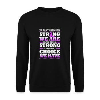 Autoimmunkrankheit - Unisex Pullover - Schwarz - Vorne - Alina (178cm) & Michal (187cm)