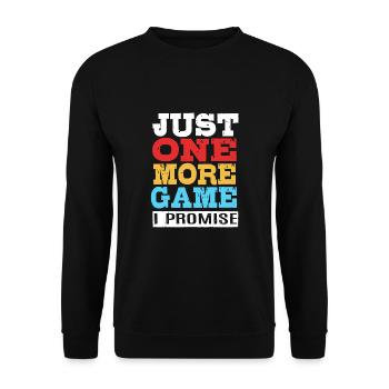 Joueur - Sweat-shirt Unisexe - noir - Devant - Alina (178cm) & Michal (187cm)