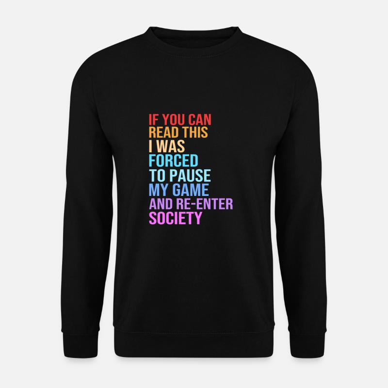 Gamer - Unisex Pullover - Schwarz