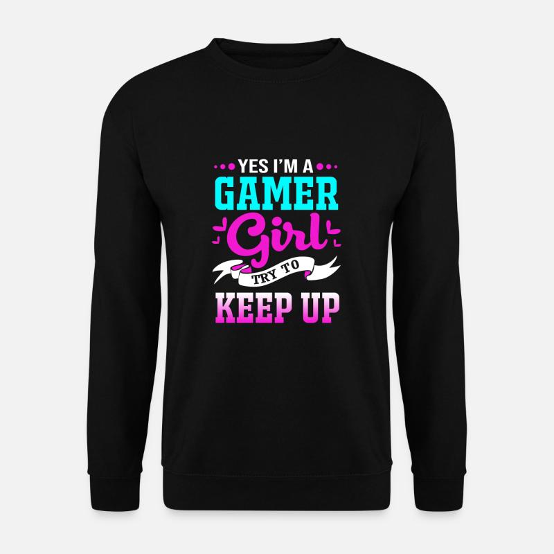 Gamer - Unisex Pullover - Schwarz
