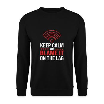Joueur - Sweat-shirt Unisexe - noir - Devant - Alina (178cm) & Michal (187cm)