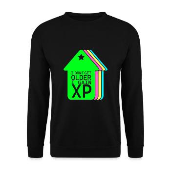 Joueur - Sweat-shirt Unisexe - noir - Devant - Alina (178cm) & Michal (187cm)
