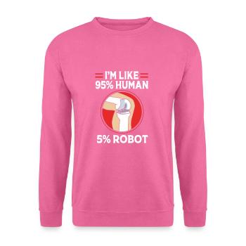Knie Operation - Unisex Pullover - Pink - Vorne