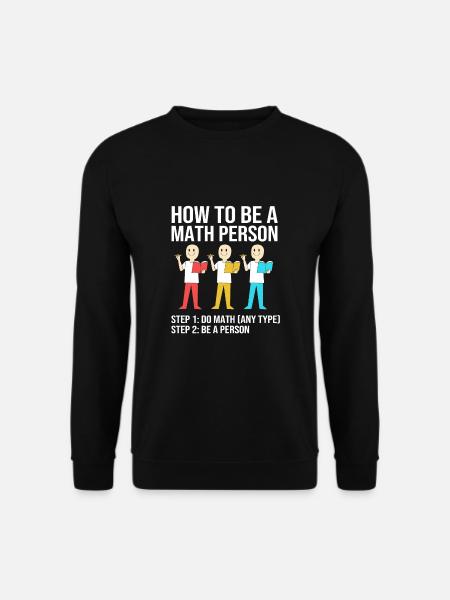 Mathematik - Unisex Pullover - Schwarz