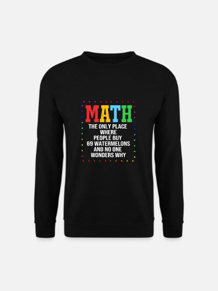 Mathematics - Unisex Sweatshirt - black