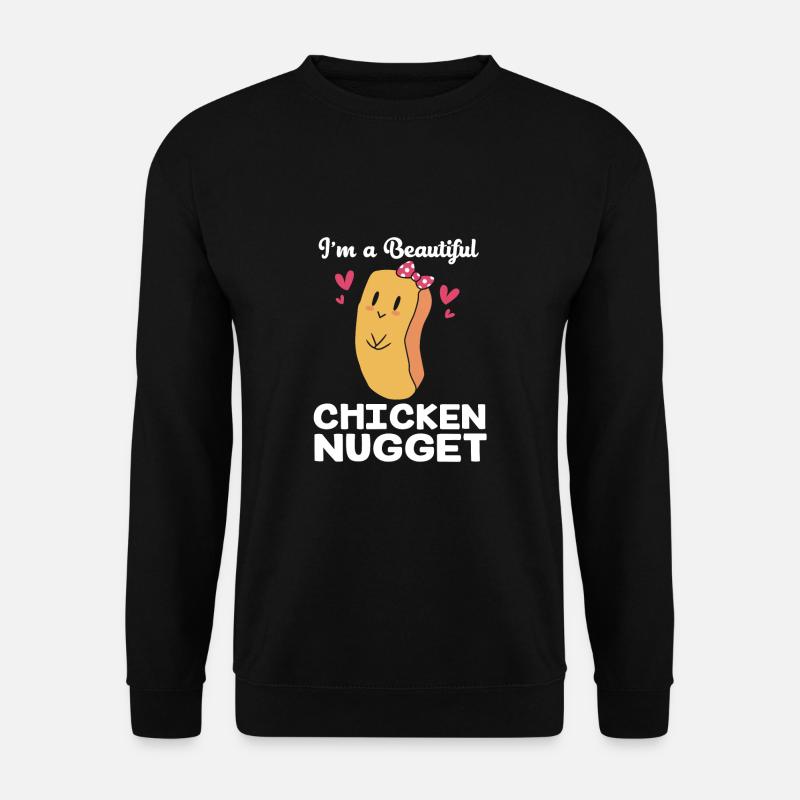 Nuggets de poulet - Sweat-shirt Unisexe - noir