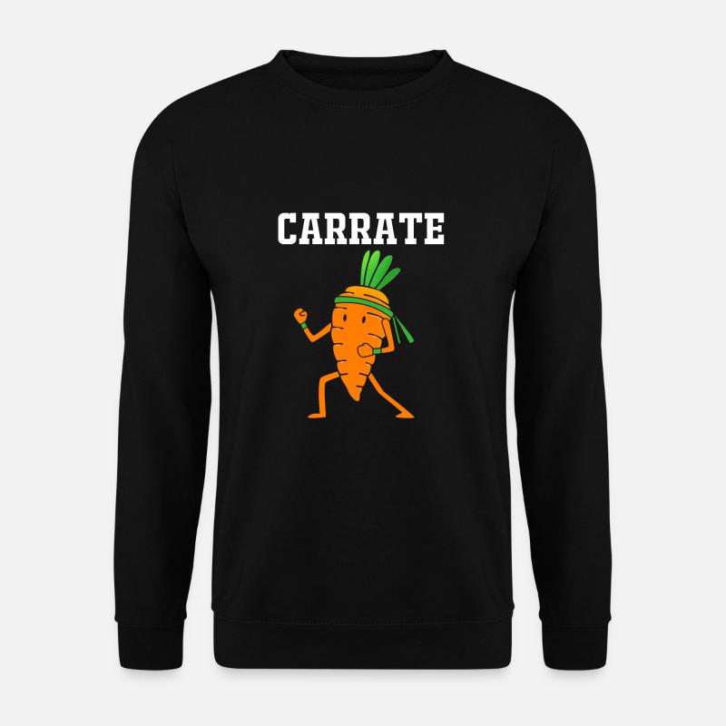 Carrot Vegetables - Unisex Sweatshirt - black