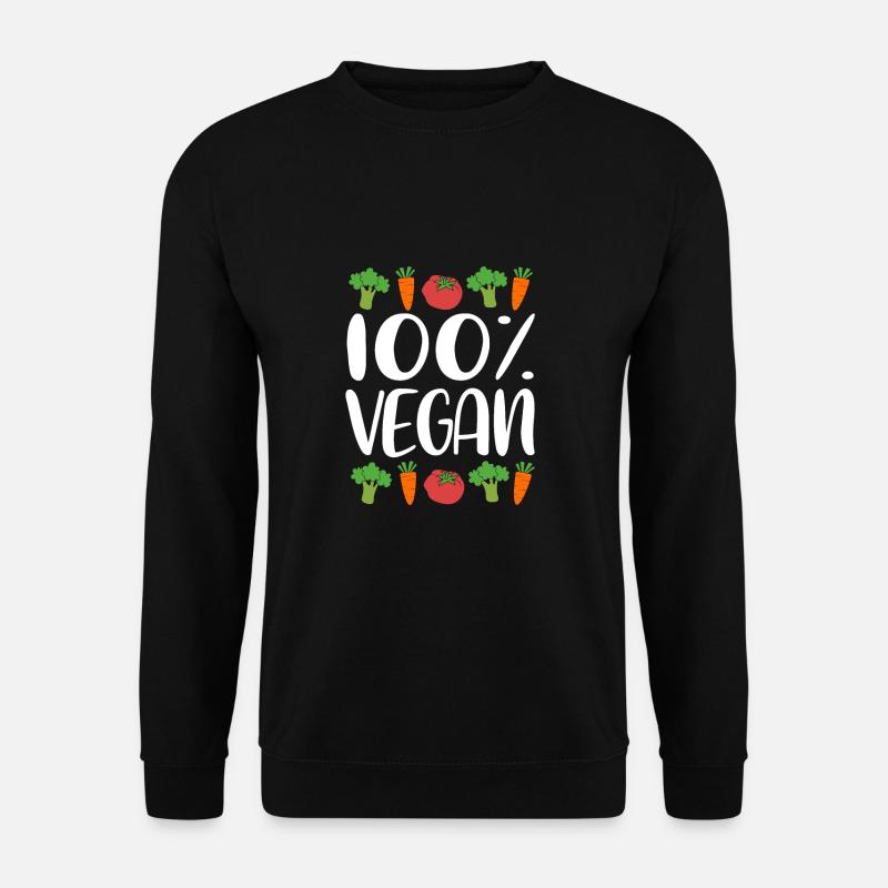 Karotte Gemüse - Unisex Pullover - Schwarz