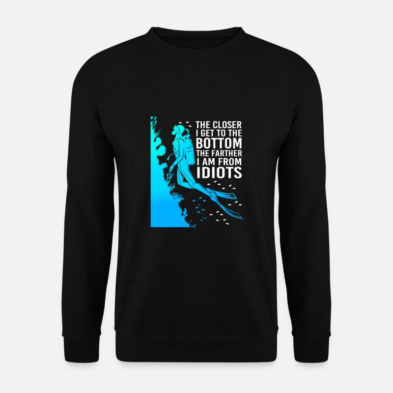 Tauchen - Unisex Pullover - Schwarz