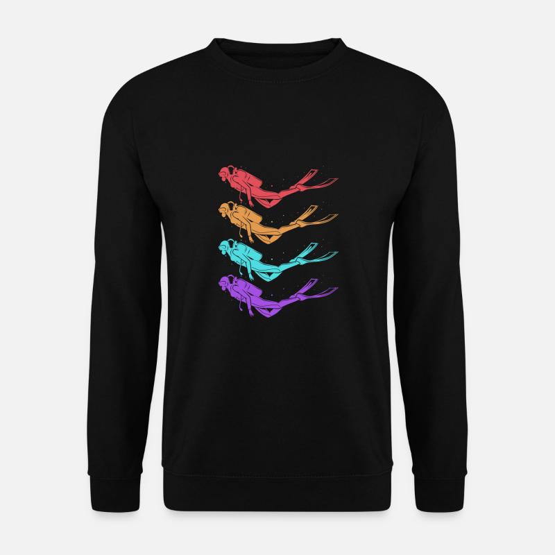 Tauchen - Unisex Pullover - Schwarz