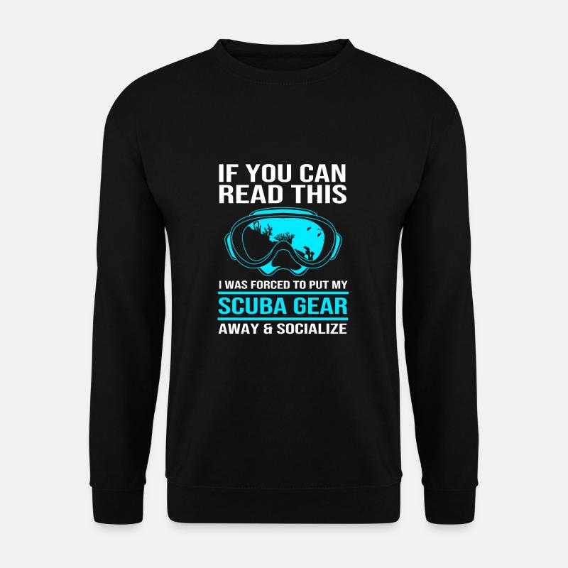 Tauchen - Unisex Pullover - Schwarz