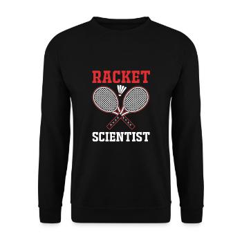 Badminton - Unisex Pullover - Schwarz - Vorne - Alina (178cm) & Michal (187cm)