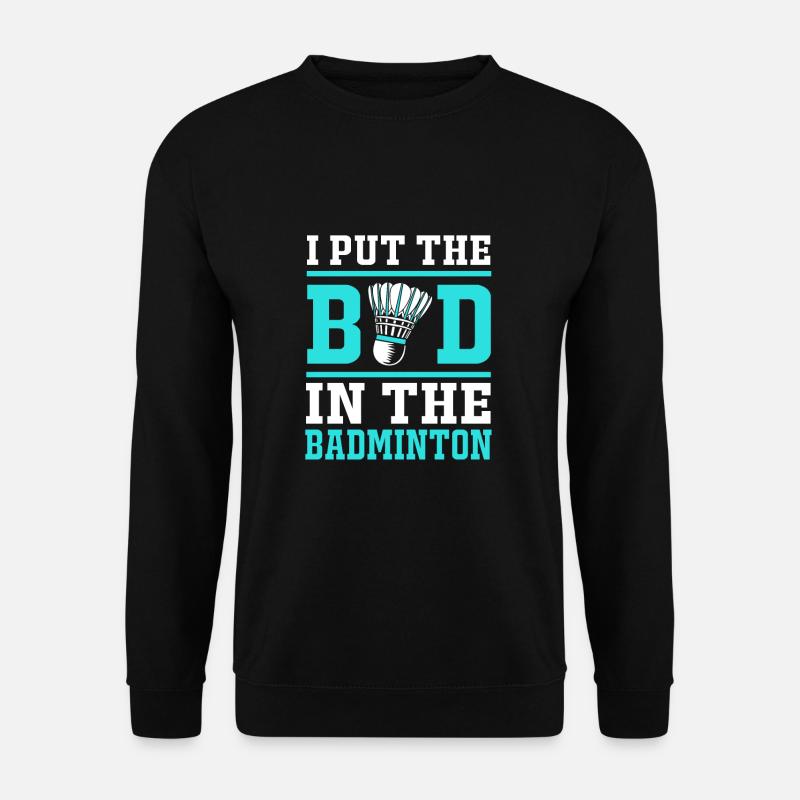 Badminton - Unisex Sweatshirt - black
