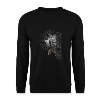 Lieber Stehend Sterben Als Kniend Leben - Unisex Pullover - Schwarz - Vorne - Alina (178cm) & Michal (187cm)