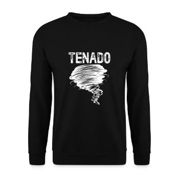 Tornado Birthday Children's Birthday Party - Unisex Sweatshirt - black - Front - Alina (178cm) & Michal (187cm)