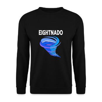 Tornado Birthday Children's Birthday Party - Unisex Sweatshirt - black - Front - Alina (178cm) & Michal (187cm)