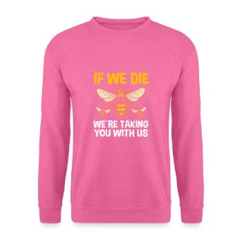 Apiculteur - Sweat-shirt Unisexe - rose - Devant