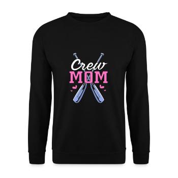 Rowing Team Rowing Rowing Rowing Boat Rowers - Unisex Sweatshirt - black - Front - Alina (178cm) & Michal (187cm)