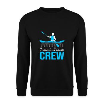 Rowing Team Rowing Rowing Rowing Boat Rowers - Unisex Sweatshirt - black - Front - Alina (178cm) & Michal (187cm)