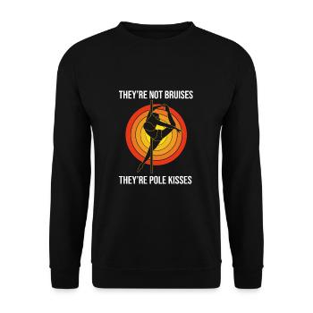 Pole Dance - Unisex Pullover - Schwarz - Vorne - Alina (178cm) & Michal (187cm)