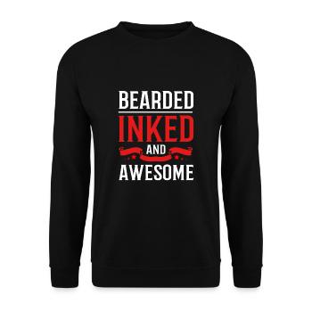 Tattoo Artist Tattoo Artist Tattooed Tattoo - Unisex Sweatshirt - black - Front - Alina (178cm) & Michal (187cm)