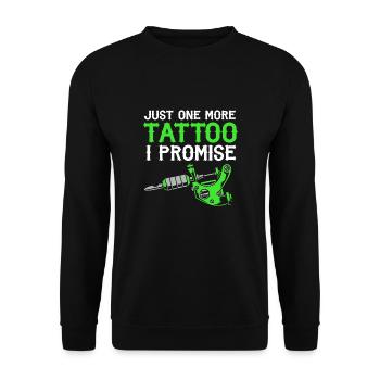 Tattoo Artist Tattoo Artist Tattooed Tattoo - Unisex Sweatshirt - black - Front - Alina (178cm) & Michal (187cm)